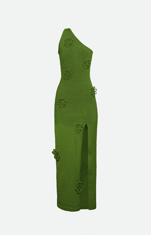 Flower asymmetrical midi dress from Studio Selles