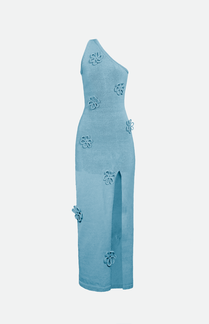 Flower asymmetrical midi dress from Studio Selles