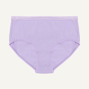 Organic Cotton Mid-Rise Brief in Petal from Subset