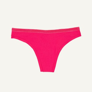 Organic Cotton Low-Rise Thong in Aurora from Subset