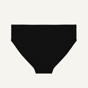 Organic Cotton Maternity Below-Belly Brief in Carbon from Subset