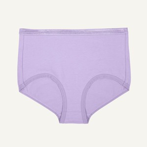 Organic Cotton Mid-Rise Retro Brief in Petal from Subset