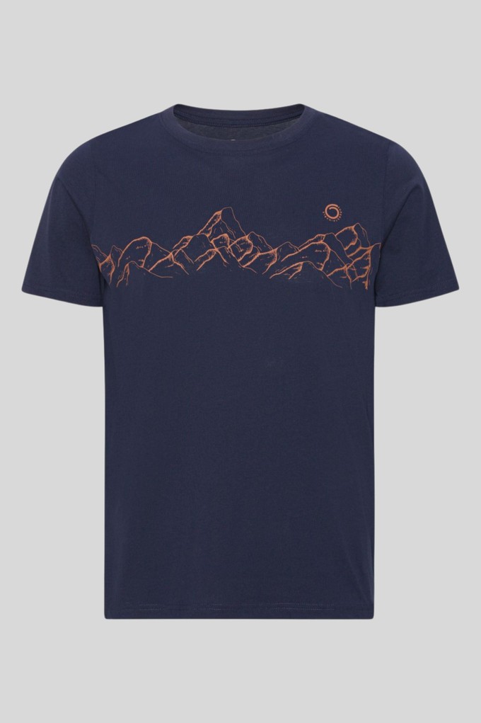 Mountaineering Tee Navy (Caramél) from Superstainable