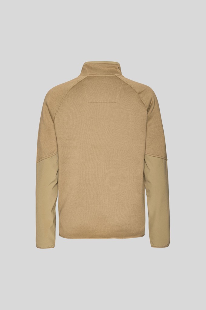 Tjele Zip Sweat Khaki from Superstainable