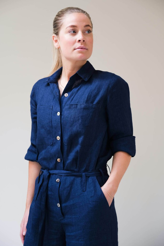 Jumpsuit | Linnen Indigo from Sûr Atelier