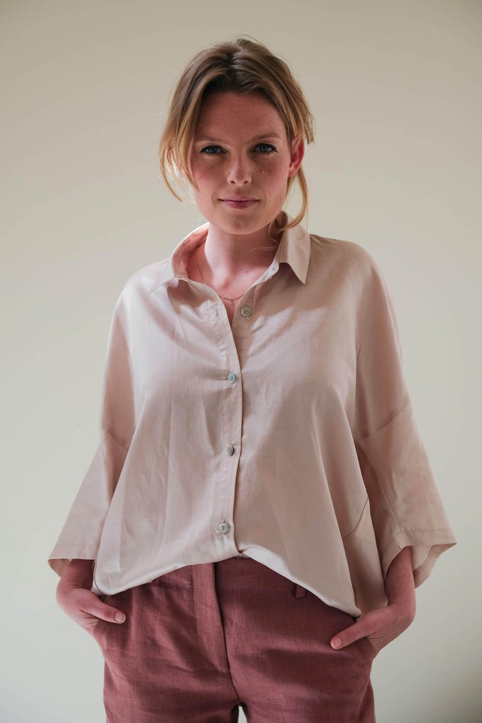 Louise Blouse | Zijde Blush from Sûr Atelier