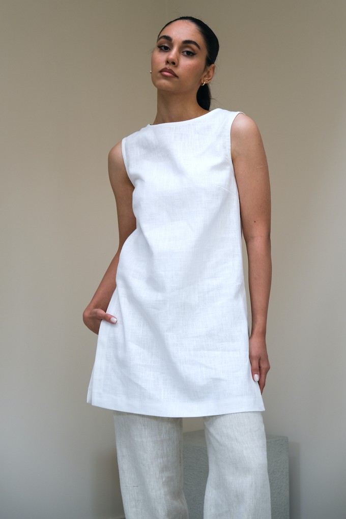 Alice Top | Duurzaam Linnen Wit from Sûr Atelier