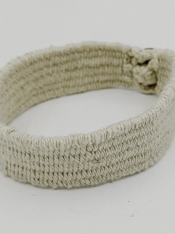 Weef armband | Knoop Naturel from Sûr Atelier