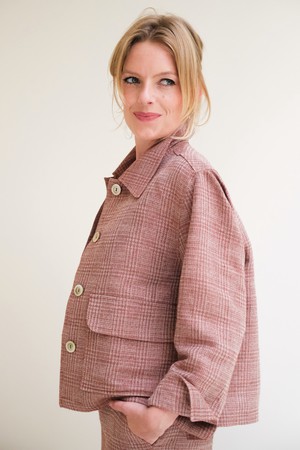 Kort Jasje | Linnen Katoen from Sûr Atelier