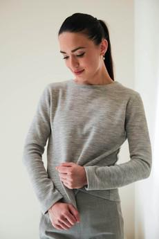 Juliette Top | Basic Grijs via Sûr Atelier