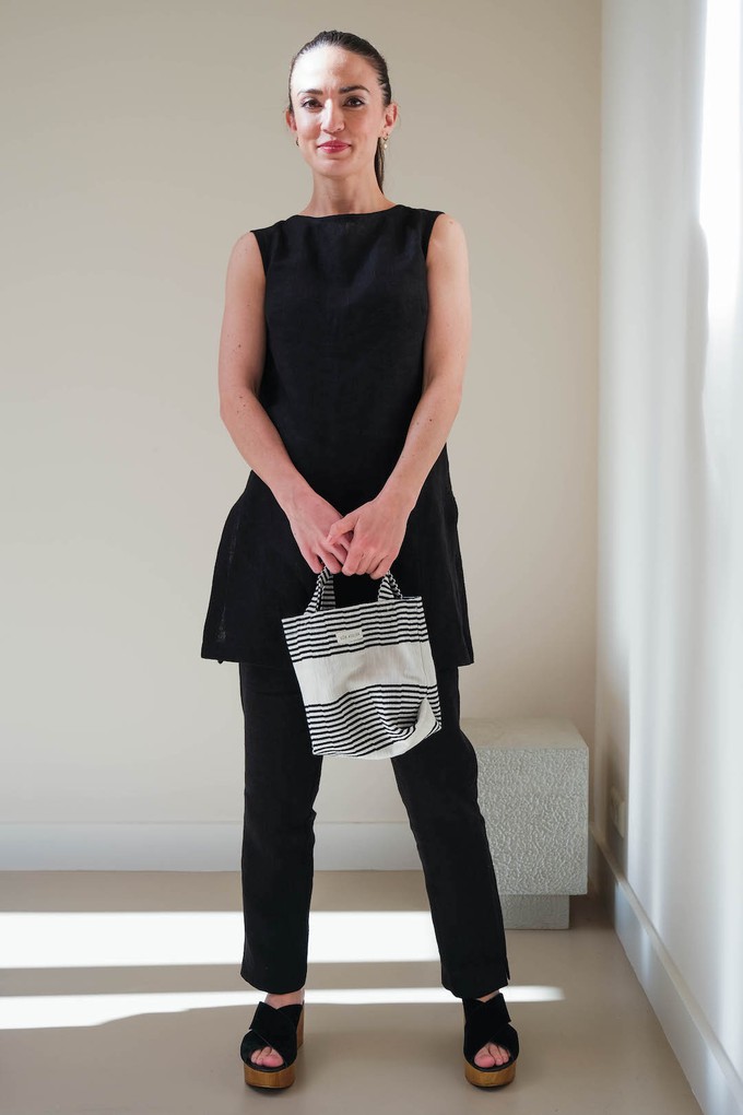 Zomer Broek | Linnen Zwart from Sûr Atelier
