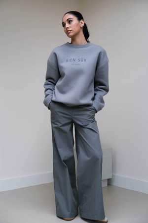 Bien Sûr Sweater | Bio Katoen Navy from Sûr Atelier