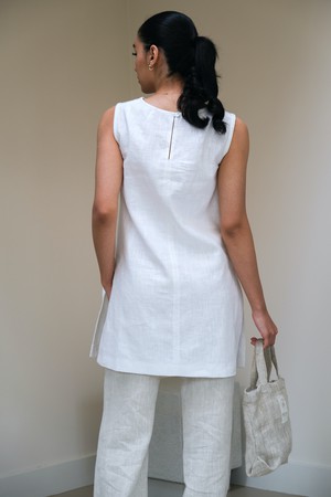 Alice Top | Duurzaam Linnen Wit from Sûr Atelier