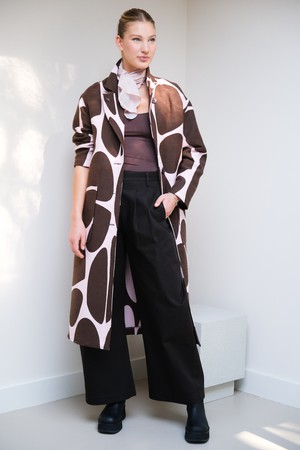 Lange Jas | Ingeweven jacquard from Sûr Atelier