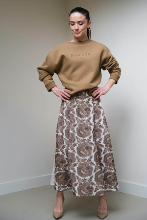 Pink Rok | Viscose Linnen Sustainable from Sûr Atelier