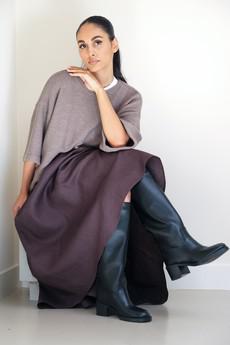 Wijde Rok | Tencil Linnen via Sûr Atelier