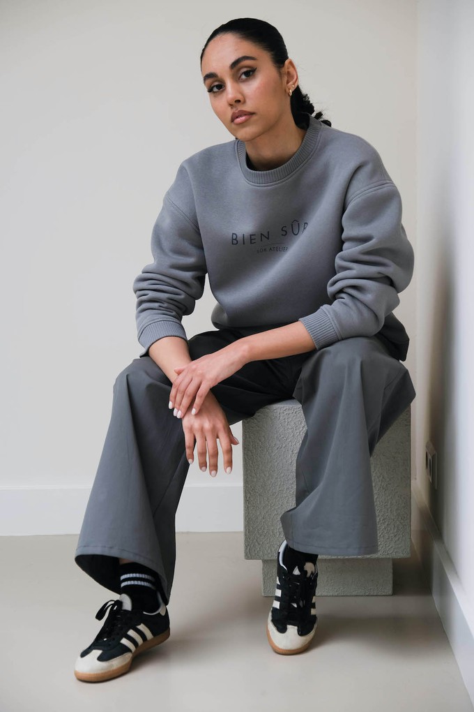 Lon Broek | Katoen Grijs from Sûr Atelier