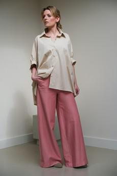 Moise Broek | Jersey Roze via Sûr Atelier