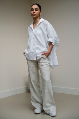 Duurzame Blouse | Linnen Wit from Sûr Atelier