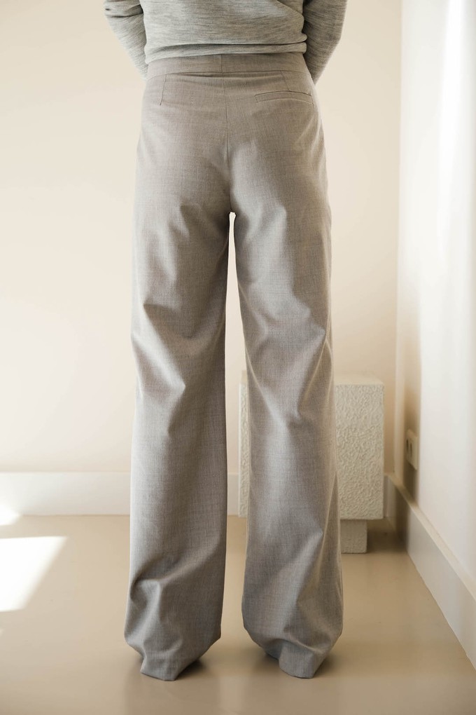 Ziggy Broek | Wol Grijs from Sûr Atelier