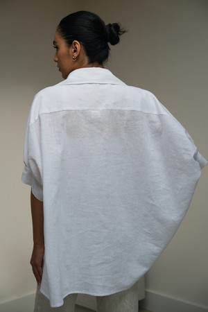 Duurzame Blouse | Linnen Wit from Sûr Atelier