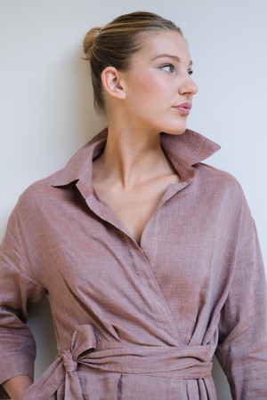 Wikkeljurk | Zijde Linnen from Sûr Atelier