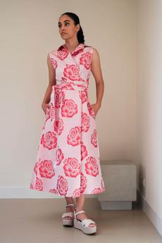 Blom Feestjurk | gerecycled Polyester via Sûr Atelier