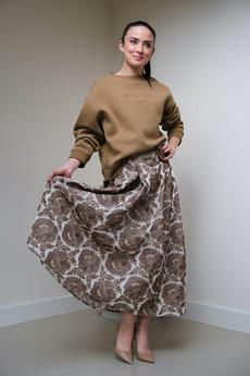 Pink Rok | Viscose Linnen Sustainable via Sûr Atelier