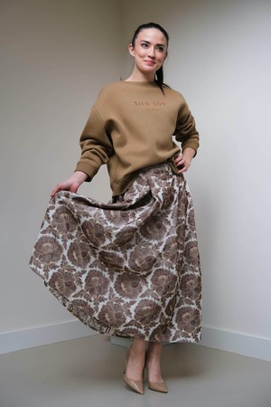 Pink Rok | Viscose Linnen Sustainable from Sûr Atelier