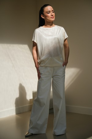 Corinne Top | Zijde Crème from Sûr Atelier