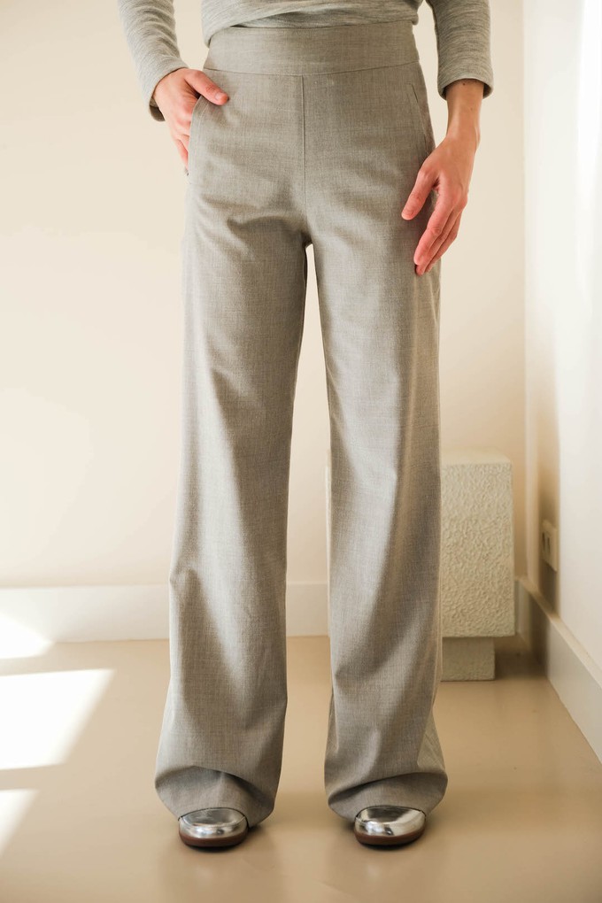 Ziggy Broek | Wol Grijs from Sûr Atelier