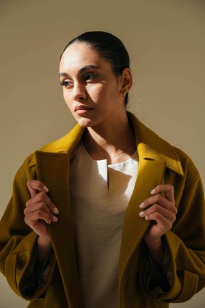 Lola Jas | Katoen Olijfgroen from Sûr Atelier