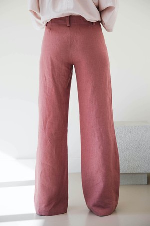 Wende Broek | Linnen Blush from Sûr Atelier
