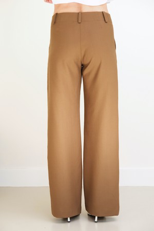 Broek Recht | Wol Cognac from Sûr Atelier