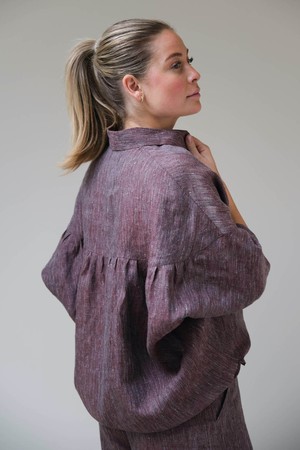Louise Blouse | Linnen Melange from Sûr Atelier