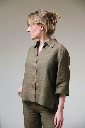 Slow Fashion Blouse | Linnen Melange from Sûr Atelier