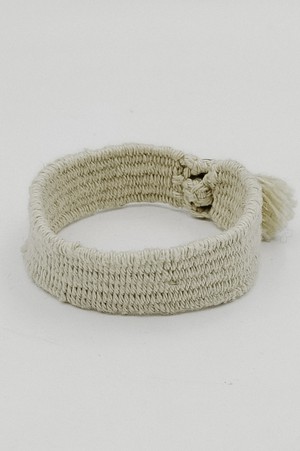 Weef armband | Knoop Naturel from Sûr Atelier