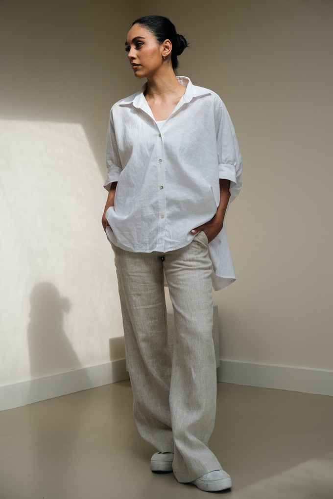 Duurzame Blouse | Linnen Wit from Sûr Atelier