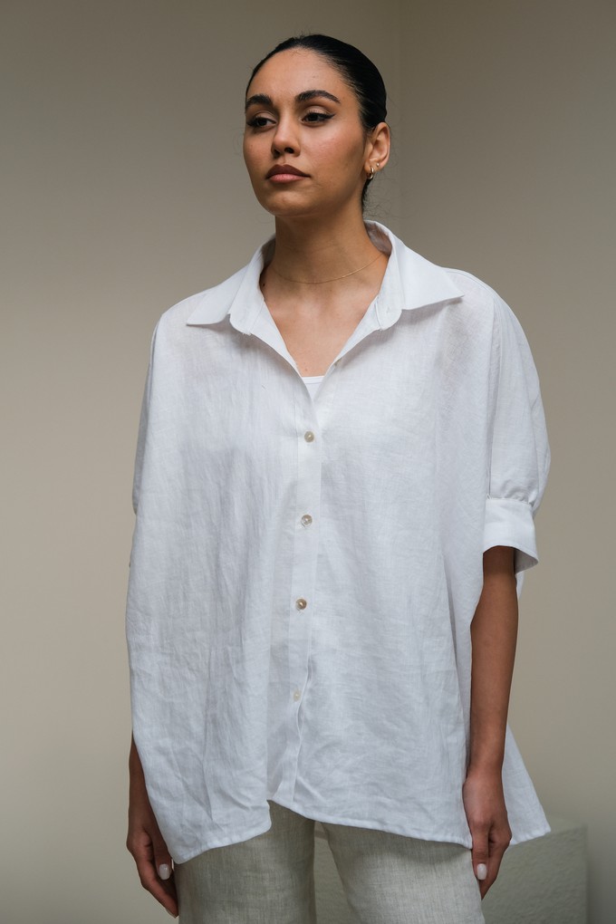 Duurzame Blouse | Linnen Wit from Sûr Atelier