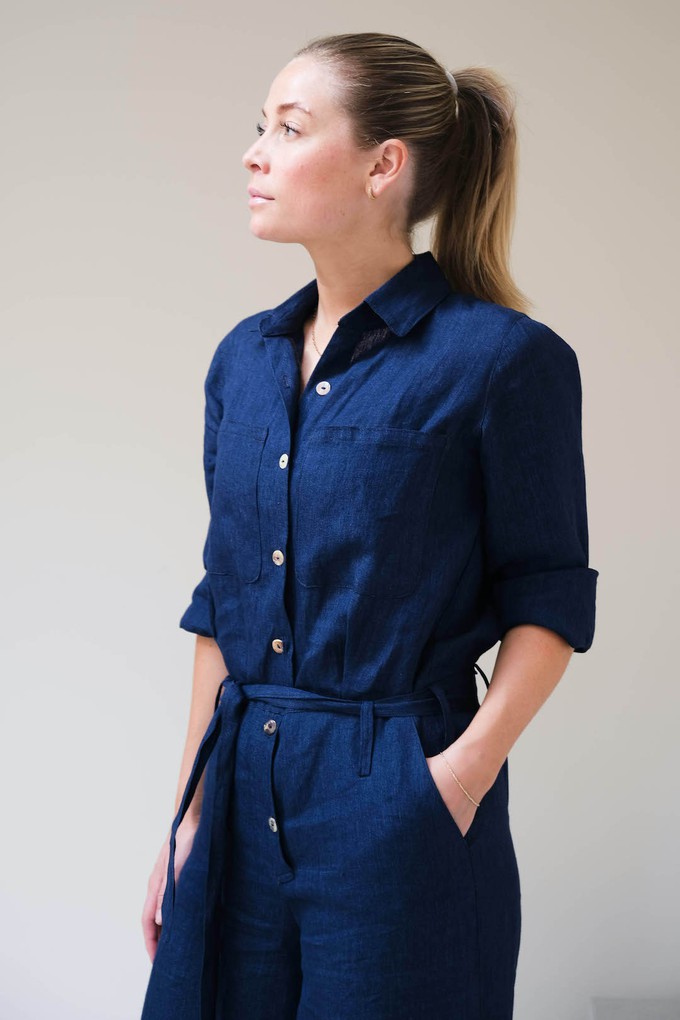 Jumpsuit | Linnen Indigo from Sûr Atelier