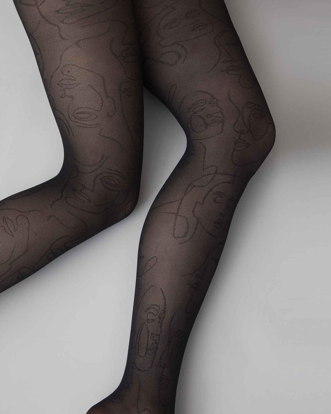 Helena Face Tights from Swedish Stockings