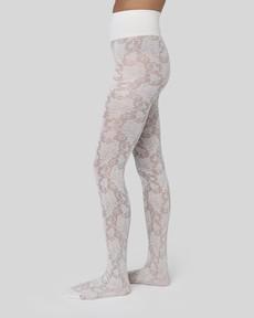 Lily Lace Tights via Swedish Stockings
