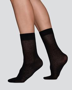 Emma Leopard Socks via Swedish Stockings