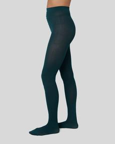 Ylva Fishbone Wool Tights via Swedish Stockings