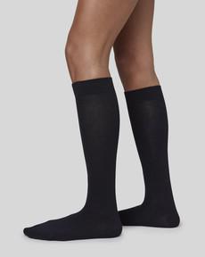 Hedvig Cotton Knee-Highs via Swedish Stockings