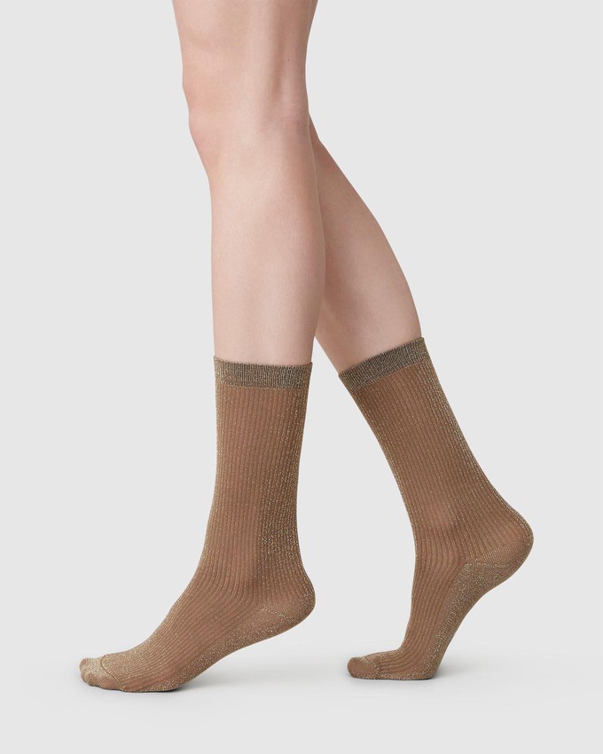Magda Shimmery Socks from Swedish Stockings