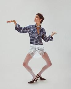 Natasha Sheer Tights via Swedish Stockings