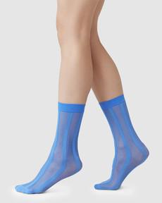 Robin Stripe Socks via Swedish Stockings