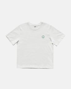 earth embroidered organic cotton t-shirt white van terrible studio