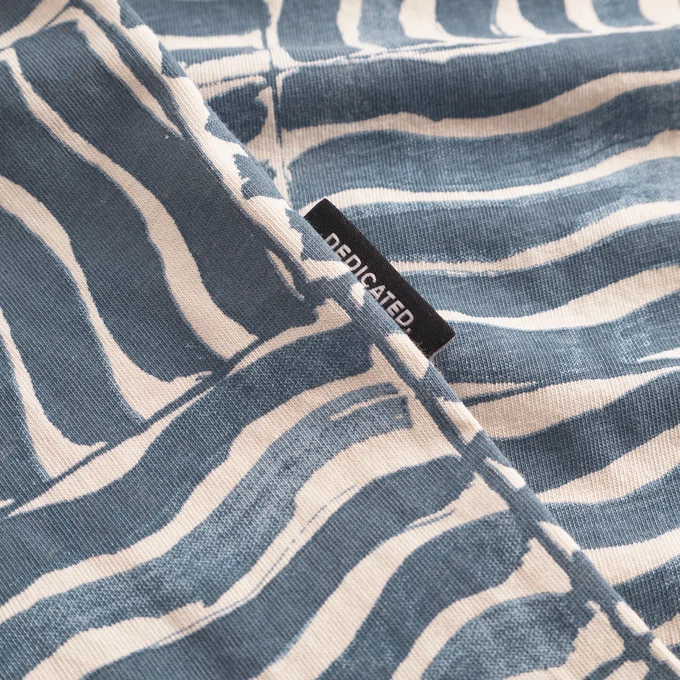 T-Shirt Stockholm Wave Tiles Blue from The Blind Spot